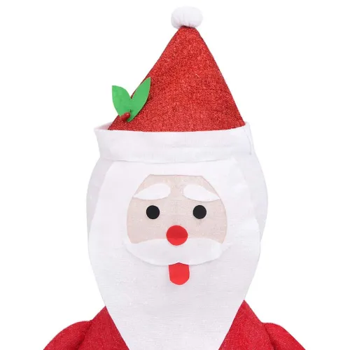 Ukrasna božićna figura Djeda Mraza LED luksuzna tkanina 60 cm - 60 cm Cijena