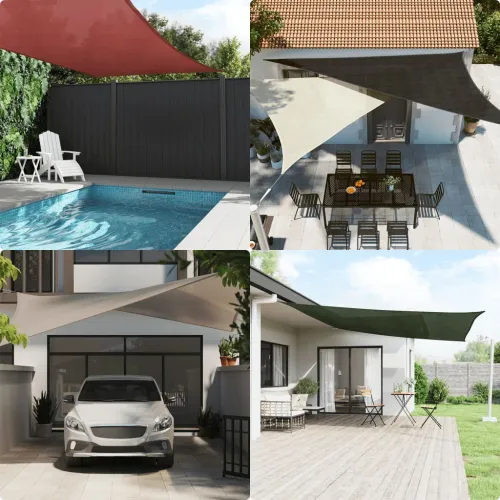 Jedro za zaštitu od sunca 160 g/m² tamnozeleno 2,5 x 3,5 m HDPE - Tamnozelena 2.5 x 3.5 m 1 Cijena