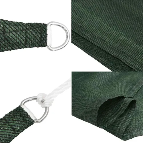 Jedro za zaštitu od sunca 160 g/m² tamnozeleno 3 x 4,5 m HDPE - Tamnozelena 3 x 4.5 m 1 Cijena