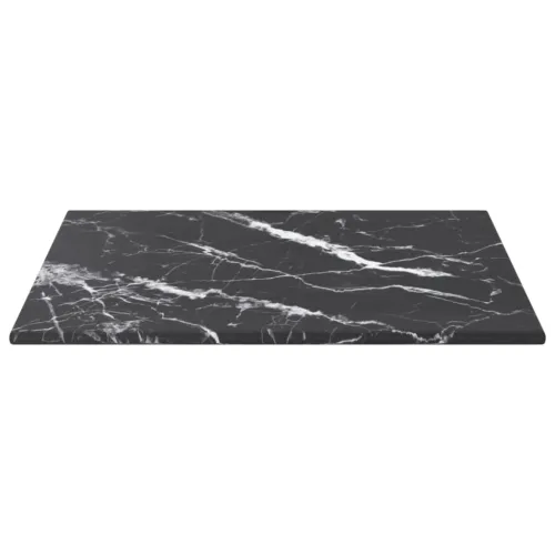 Stolna ploča crna 30 x 30 cm 6 mm staklena s mramornim uzorkom - Crno-bijelo 30 x 30 cm Cijena