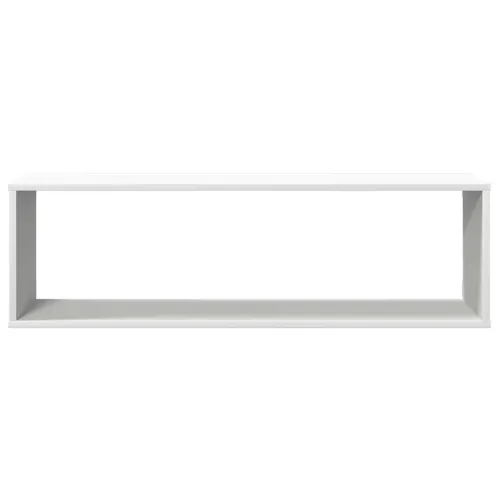 Kockaste zidne police 2 kom bijele 100 x 15 x 30 cm drvene - Bijela 100 x 15 x 30 cm 2 Cijena