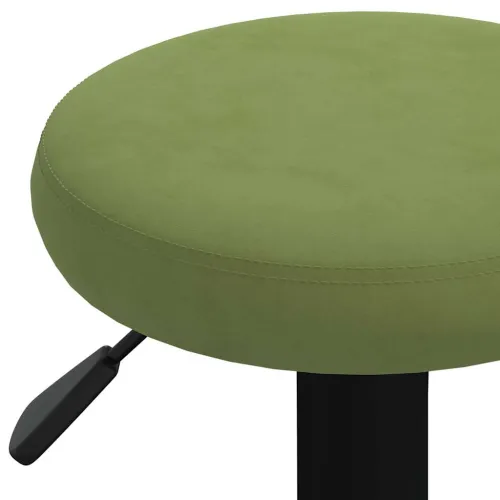 Barski stolci 2 kom svjetlozeleni baršunasti - Svijetlo zelena 2 Cijena