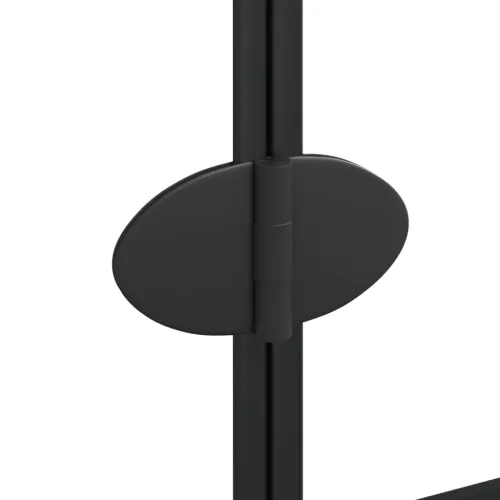 Sklopiva pregrada za tuš ESG 120 x 140 cm crna - 120 x 140 cm Cijena