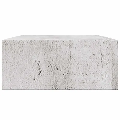 Zidna polica s ladicom siva boja betona 40 x 23,5 x 10 cm MDF - Beton siva 40 x 23.5 x 10 cm 1 Cijena