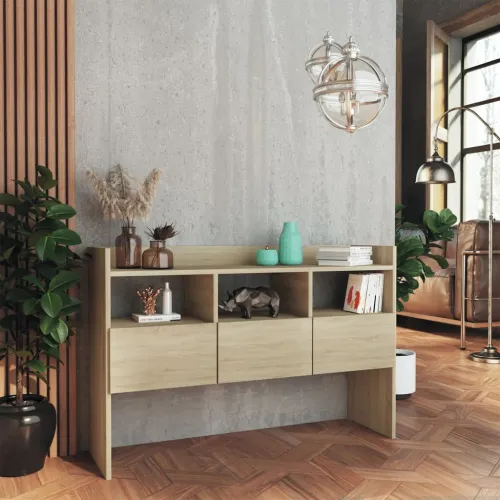 Komoda boja hrasta sonome 105 x 30 x 70 cm konstruirano drvo - Sonoma hrast Cijena