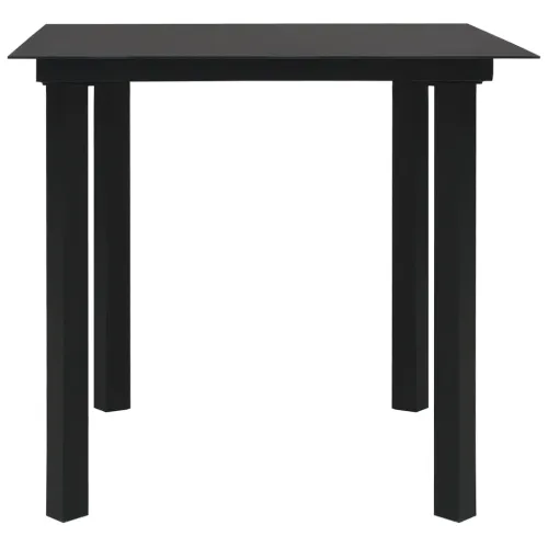 Vrtna garnitura - 5-dijelni vrtni blagovaonski set od PVC ratana crni - 4 Cijena