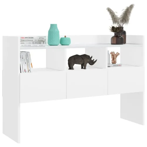 Komoda bijela 105 x 30 x 70 cm od konstruiranog drva - Bijela 1 Bijela Cijena
