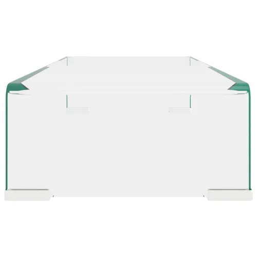 Stalak za TV /Monitor Prozirno Staklo 60x25x11 cm - Transparentan 60 x 25 x 11 cm Cijena