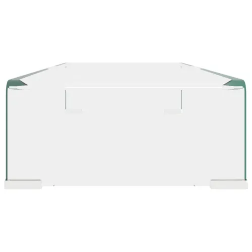 Stalak za TV /Monitor Prozirno Staklo 70x30x13 cm - Transparentan 70 x 30 x 13 cm Cijena
