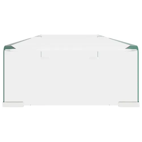 Stalak za TV /Monitor Prozirno Staklo 90x30x13 cm - Transparentan 90 x 30 x 13 cm Cijena