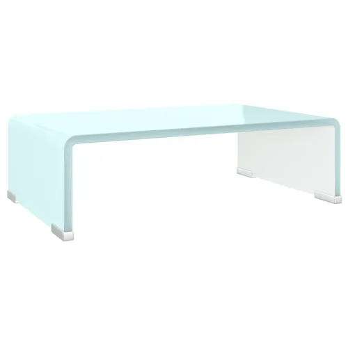 Stalak za TV/monitor stakleni zeleni 40 x 25 x 11 cm - Zelena 40 x 25 x 11 cm Cijena
