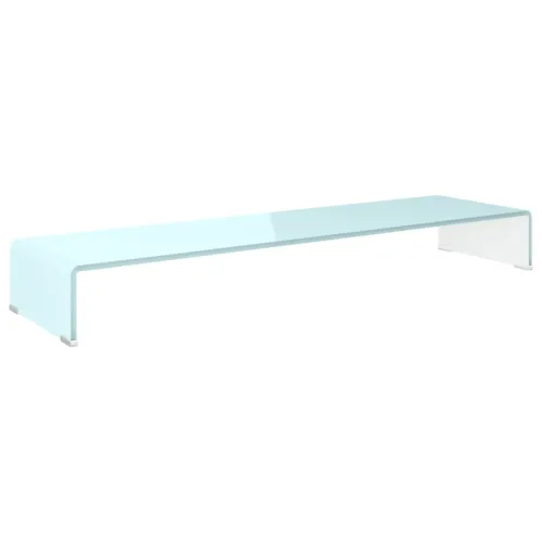 Stalak za TV/monitor stakleni zeleni 110 x 30 x 13 cm - Zelena 110 x 30 x 13 cm Cijena