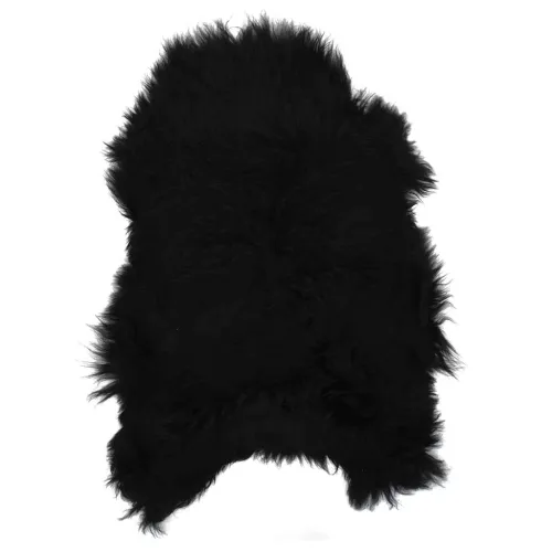 Navlaka za stolicu od islandske ovčje kože crna 70 x 110 cm - Crna Cijena