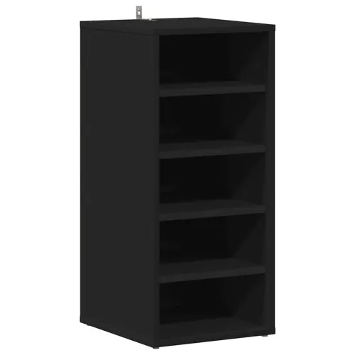 Ormarić za cipele crni 31,5 x 35 x 70 cm od iverice - Crna 31,5 x 35 x 70 cm shoe cabinet without door Cijena