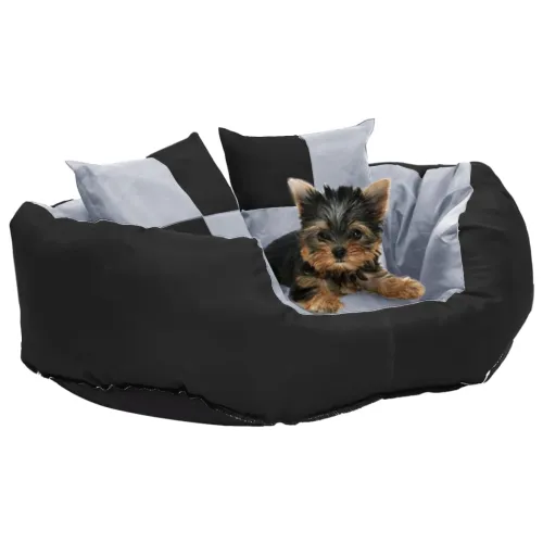 Dvostrani perivi jastuk za pse sivo-crni 65 x 50 x 20 cm - Siva i crna 65 x 50 x 20 cm Siva i crna 65 x 50 x 20 cm Cijena