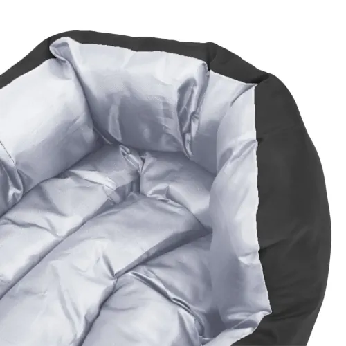 Dvostrani perivi jastuk za pse sivo-crni 65 x 50 x 20 cm - Siva i crna 65 x 50 x 20 cm Cijena