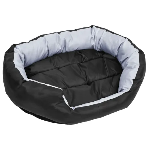 Dvostrani perivi jastuk za pse sivo-crni 85 x 70 x 20 cm - Siva i crna 85 x 70 x 20 cm Cijena