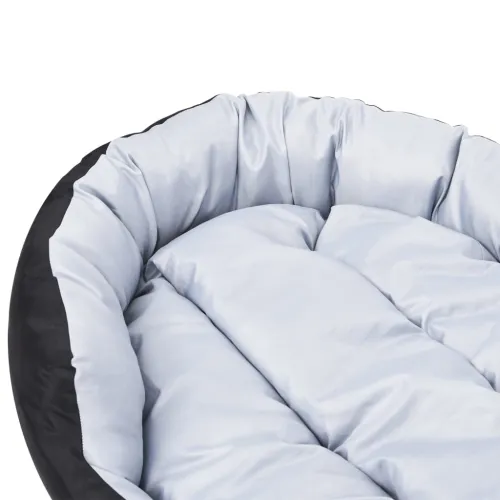 Dvostrani perivi jastuk za pse sivo-crni 85 x 70 x 20 cm - Siva i crna 85 x 70 x 20 cm Cijena