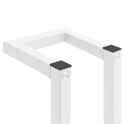 Stalak za ručnike bijeli 12,5 x 12,5 x 60 cm čelični - Bijela 12.5 x 12.5 x 60 cm Cijena