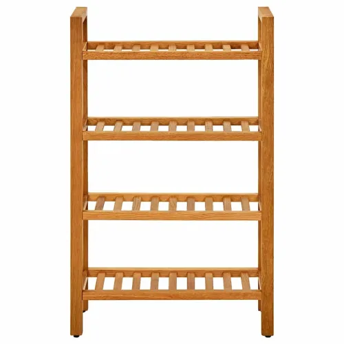 Stalak za obuću s 4 police 50x27x80 cm od masivne hrastovine - 1 80 cm 50 cm 1 Cijena