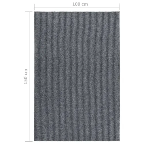 Dugi tepih za hvatanje nečistoće 100 x 150 cm sivi - Siva 100 x 150 cm Cijena