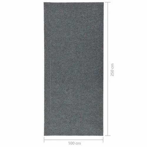 Dugi tepih za hvatanje nečistoće 100 x 250 cm sivi - Siva 100 x 250 cm Cijena