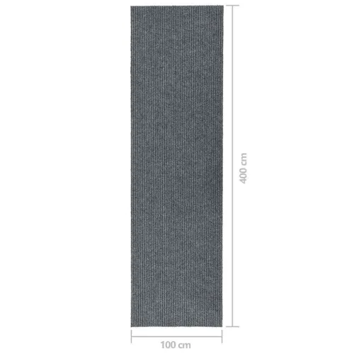 Dugi tepih za hvatanje nečistoće 100 x 400 cm sivi - Siva 100 x 400 cm Cijena