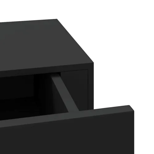 Zidna polica s ladicom crna 60 x 23,5 x 10 cm MDF - Crna 60 x 23.5 x 10 cm 1 Cijena