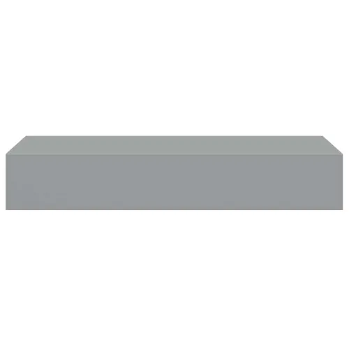 Zidna polica s ladicom siva 60 x 23,5 x 10 cm MDF - Siva 60 x 23.5 x 10 cm 1 Cijena