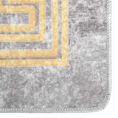Perivi tepih 80 x 300 cm sivi - siva i zlatna 80 x 300 cm Cijena