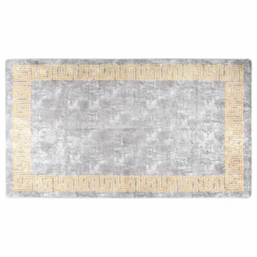 Perivi tepih 190 x 300 cm sivi - Siva i zlatna 190 x 300 cm Cijena