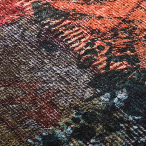 Perivi tepih s patchworkom 190 x 300 cm raznobojni - Patchwork 190 x 300 cm Cijena