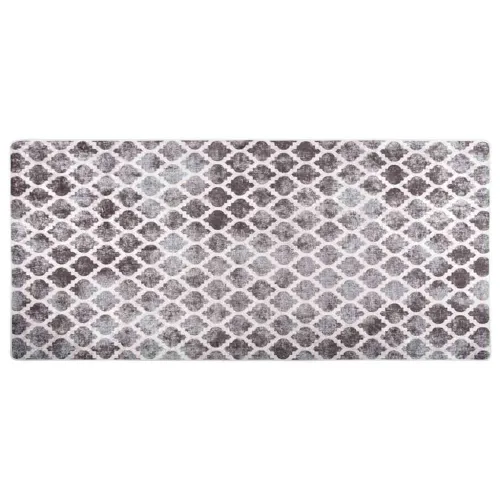Perivi tepih 80 x 300 cm raznobojni - Siva i bijela 80 x 300 cm Cijena