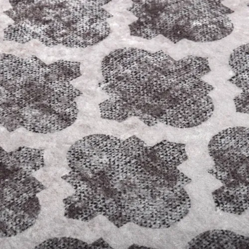 Perivi tepih 160 x 230 cm sivo-bijeli - Siva i bijela 160 x 230 cm Cijena