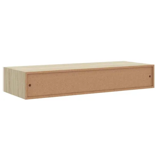 Zidne police s ladicama 2 kom. hrast i bijela 60x23,5x10 cm MDF - Boja hrasta i bijela 60 x 23.5 x 10 cm 2 Cijena