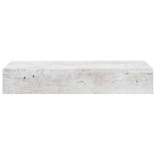 Zidna polica s ladicom siva boja betona 60 x 23,5 x 10 cm MDF - Beton siva 60 x 23.5 x 10 cm 1 Cijena
