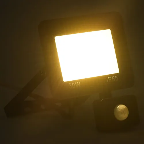 LED reflektor sa senzorom 30 W topli bijeli - Topla bijela 1 1 30 w Cijena