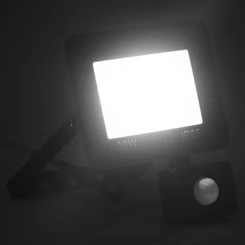 LED reflektor sa senzorom 30 W hladni bijeli - Hladna bijela 1 1 30 w Cijena