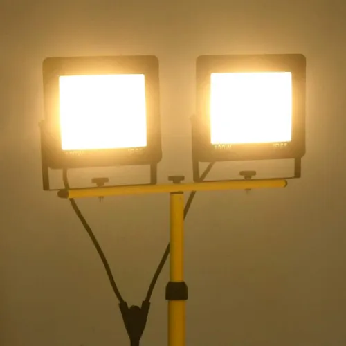 LED reflektor sa stativom 2 x 100 W topli bijeli - Topla bijela 2 x 100 w Cijena
