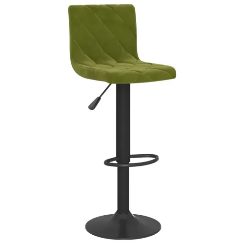 Barski stolci 2 kom svjetlozeleni baršunasti - Svijetlo zelena 2 Cijena
