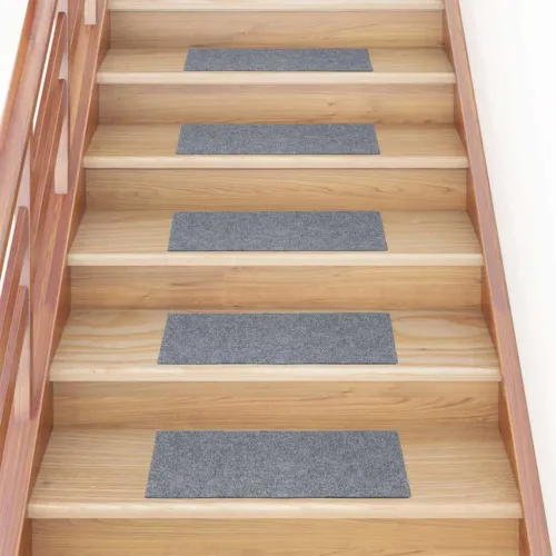 Prostirke za stepenice samoljepljive 15 kom 60x25 cm svijetlo sive pravokutne - Svjetlosiva 60 x 25 cm 15 Cijena