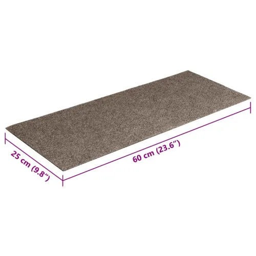 Prostirke za stepenice samoljepljive 15 kom 60x25 cm bež pravokutne - Bež 60 x 25 cm 15 Cijena