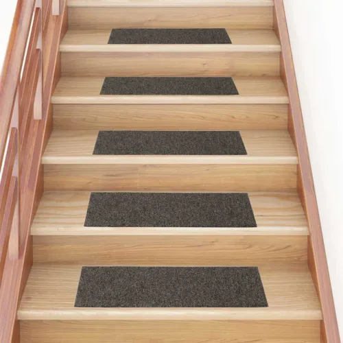 Prostirke za stepenice samoljepljive 15 kom 76x20 cm antracit pravokutne - Antracit 76 x 20 cm 15 Cijena