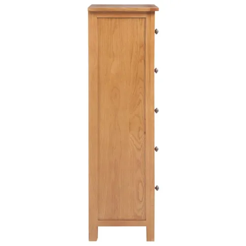 Visoki ladičar 45 x 32 x 110 cm od masivne hrastovine Cijena
