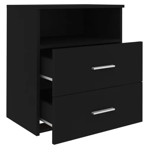 Noćni ormarići 2 kom crni 50 x 32 x 60 cm - Crna 2 Crna 2 Cijena
