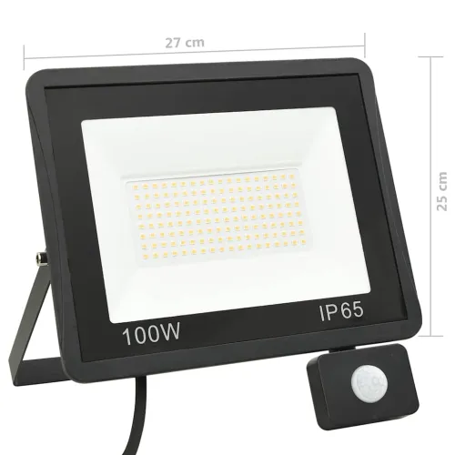 LED reflektor sa senzorom 100 W hladni bijeli - Hladna bijela 1 1 100 w Cijena