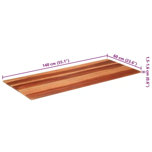 Stolna ploča od masivnog drva bagrema 15 - 16 mm 60 x 140 cm - 60 x 140 cm 15-16 mm Masivno bagremovo drvo Cijena