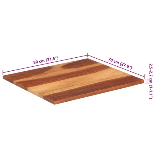 Stolna ploča od masivnog drva bagrema 25 - 27 mm 70 x 90 cm - 70 x 90 cm 25-27 mm 1 Masivno bagremovo drvo Cijena