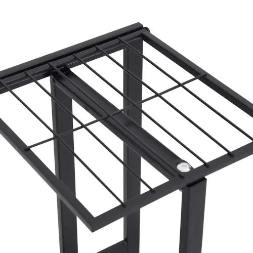 Stalak za cvijeće s 5 razina 43 x 22 x 98 cm crni metalni - Crna 43 x 22 x 98 cm Cijena