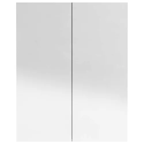 Kupaonski ormarić s ogledalom 60x15x75 cm MDF sjajni crni - Sjajna crna Cijena